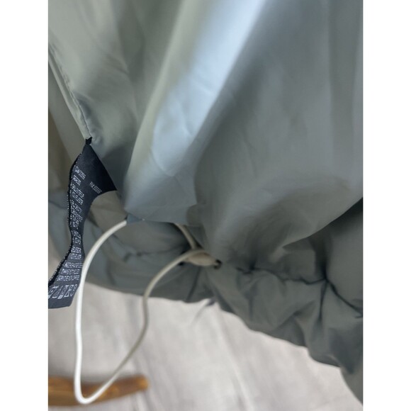 Artic Expedition Women's Berber Coat Hidden Hood Ivory Blue-Grn Size Medium NEW - Picture 14 of 16